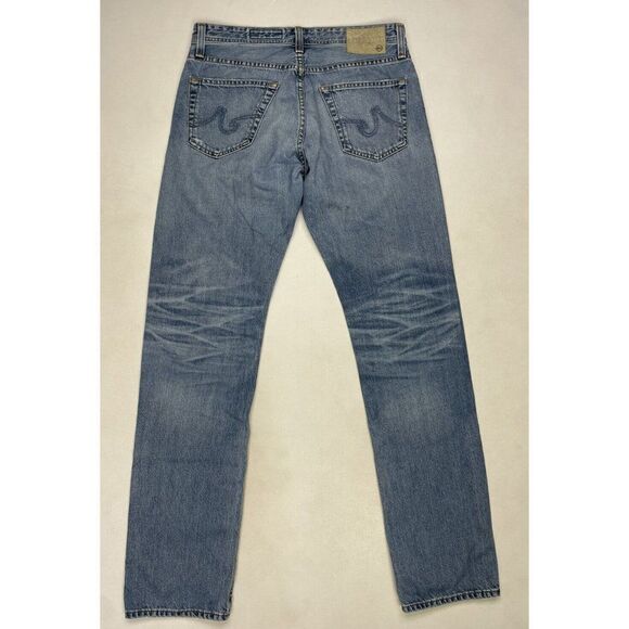 AG Adriano Goldschmied Graduate Straight Denim Jeans Men Size 31 X 32 Blue - Picture 3 of 9